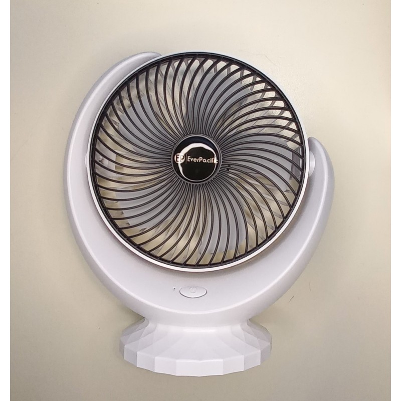 Ventilatore piccolo da tavolo USB ricaricabile cm24x21 colori vari EP92133 EverPacific