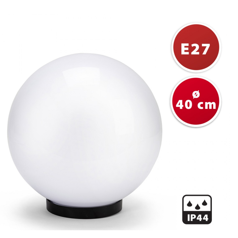 globo per esterno diam 40 opale PVC Velamp