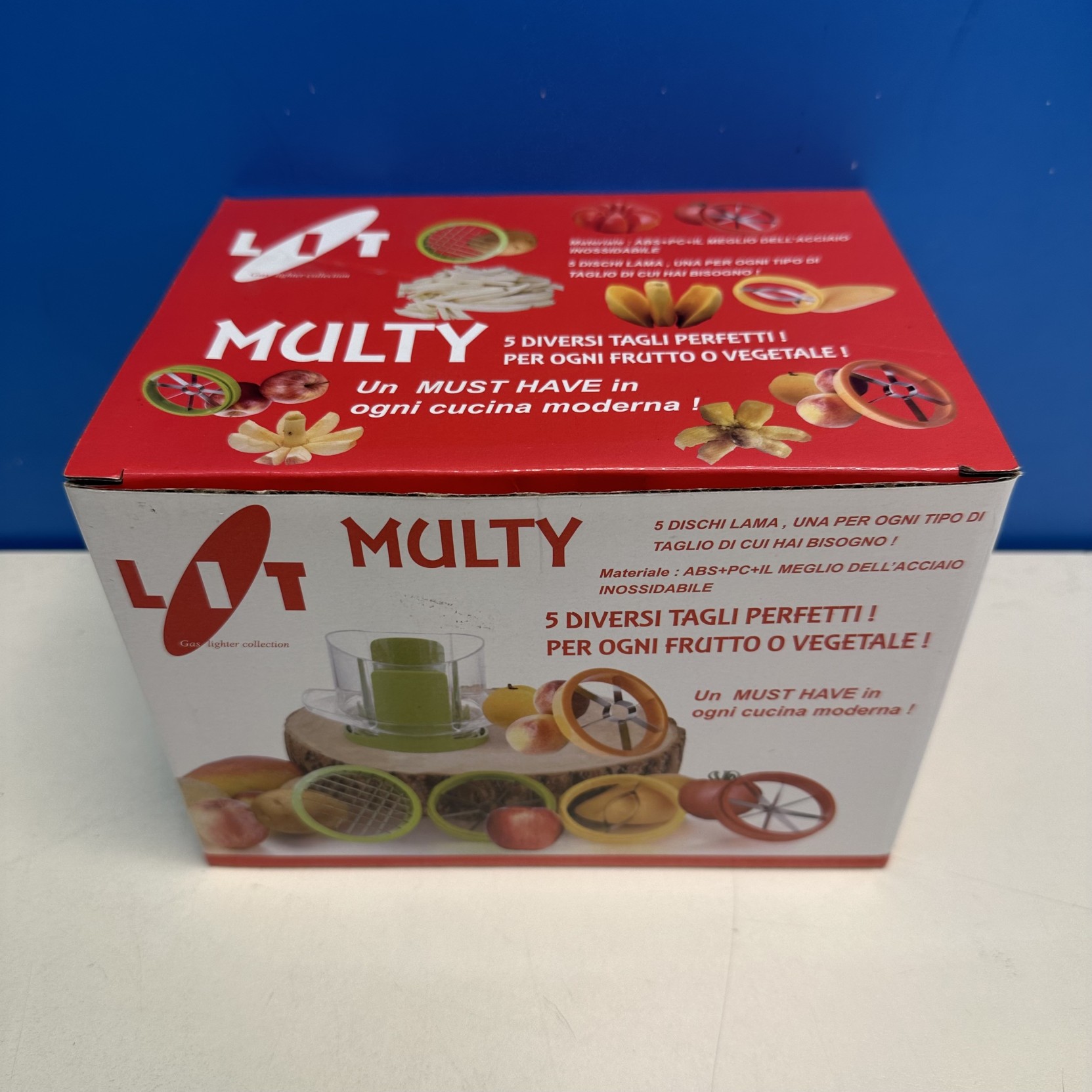 Taglia frutta e verdure manuale multilame MULTY LITGAS