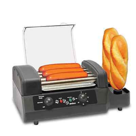 MACCHINA PER HOT DOG YHK02A CUOCI WURSTEL + 2 STELI SCALDA PANE