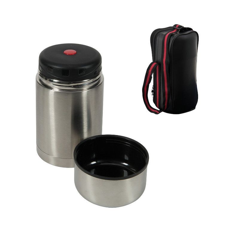 Thermos portavivande INOX 1litro con custodia 1104 ILSA