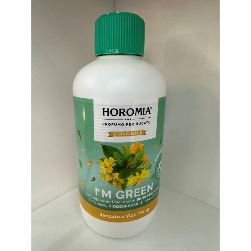 NOVITA' Fragranza SANDALO E YLAN YLANG GREEN HOROMIA (formati vari)