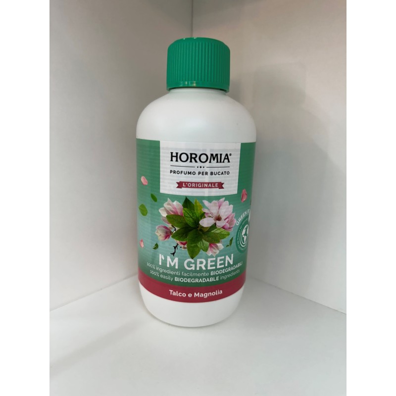 NOVITA' Fragranza TALCO E MAGNOLIA GREEN HOROMIA (formati vari)