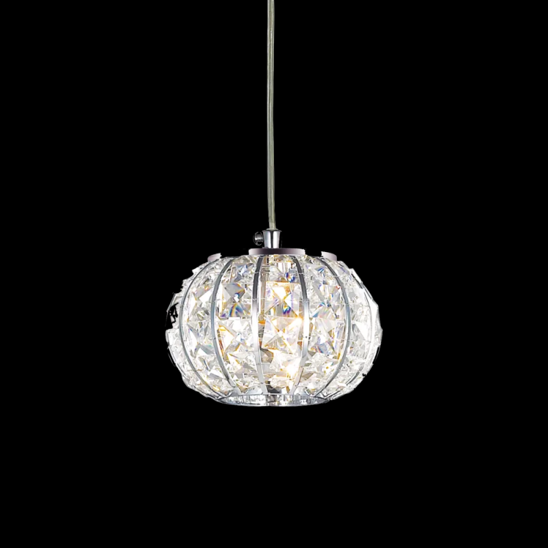 piccolo lampadario cristallo calypso sp1 ideallux g9