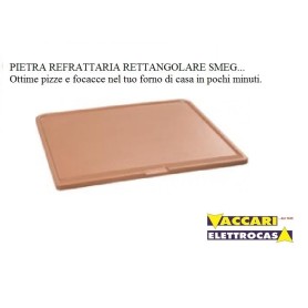 Pietra Piastra Refrattaria pizza forno L42xH1,8xP37,5 cm originale Smeg  PPR2 - Centoducati