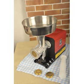 torchio per pasta elettrico con trafile in ottone new omra miniprofessional