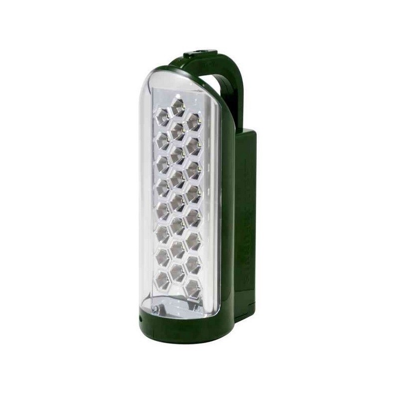 Mini torcia di emergenza a LED solare verde ricaricabile