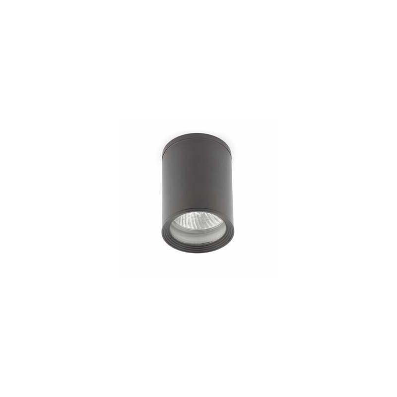 Lampada a cilindro da esterno in alluminio altezza cm 14, diametro cm 11 colore Grigio Scuro TASA 70806 FARO 