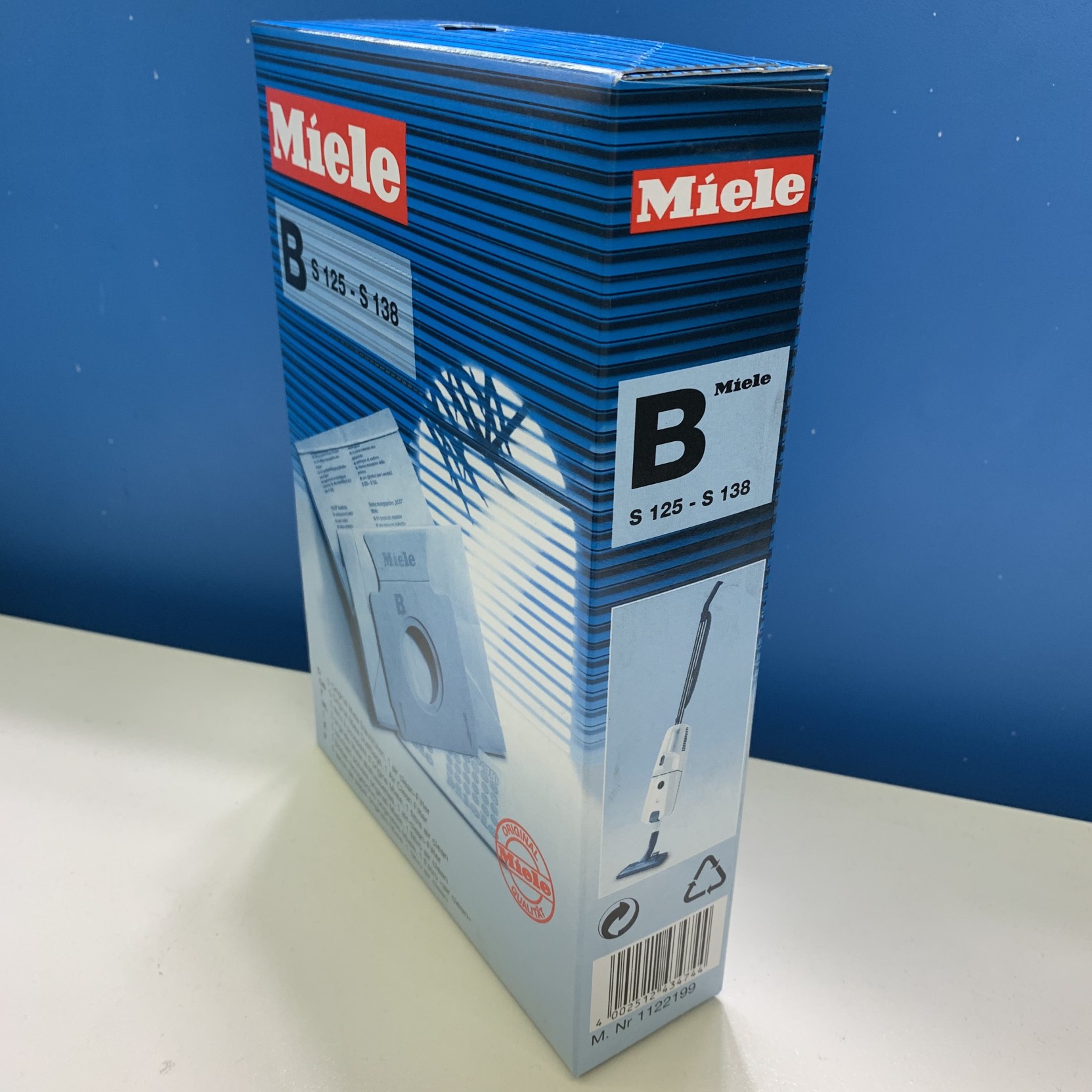 Sacchetti per aspirapolvere MIELE tipo B S125 - S138 5 sacchetti + 1 filtro