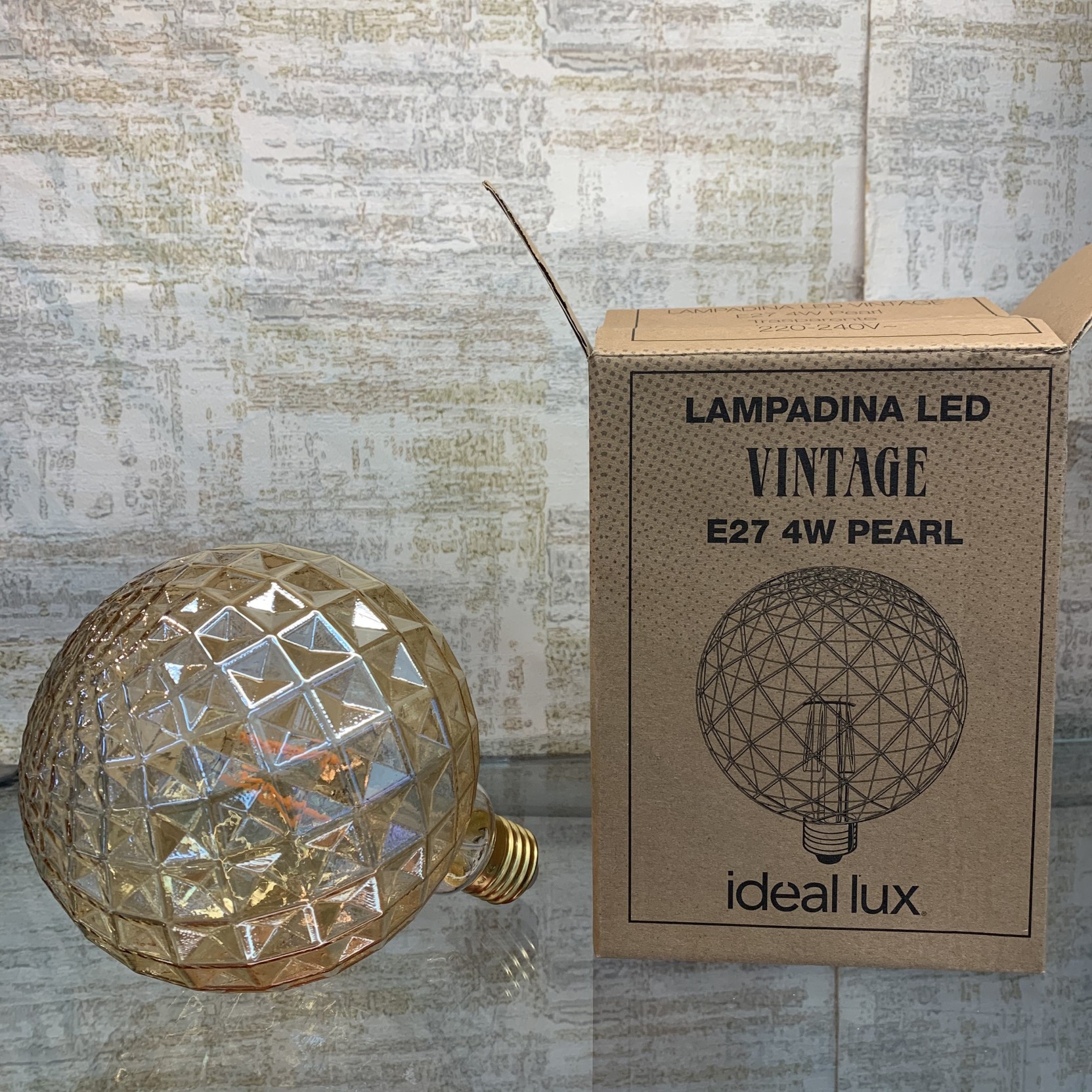 LAMPADINA LED VINTAGE PEARL 4W