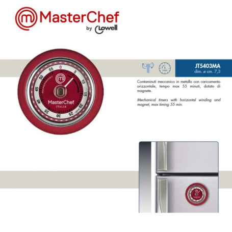 Timer meccanico MasterChef Italia con calamita