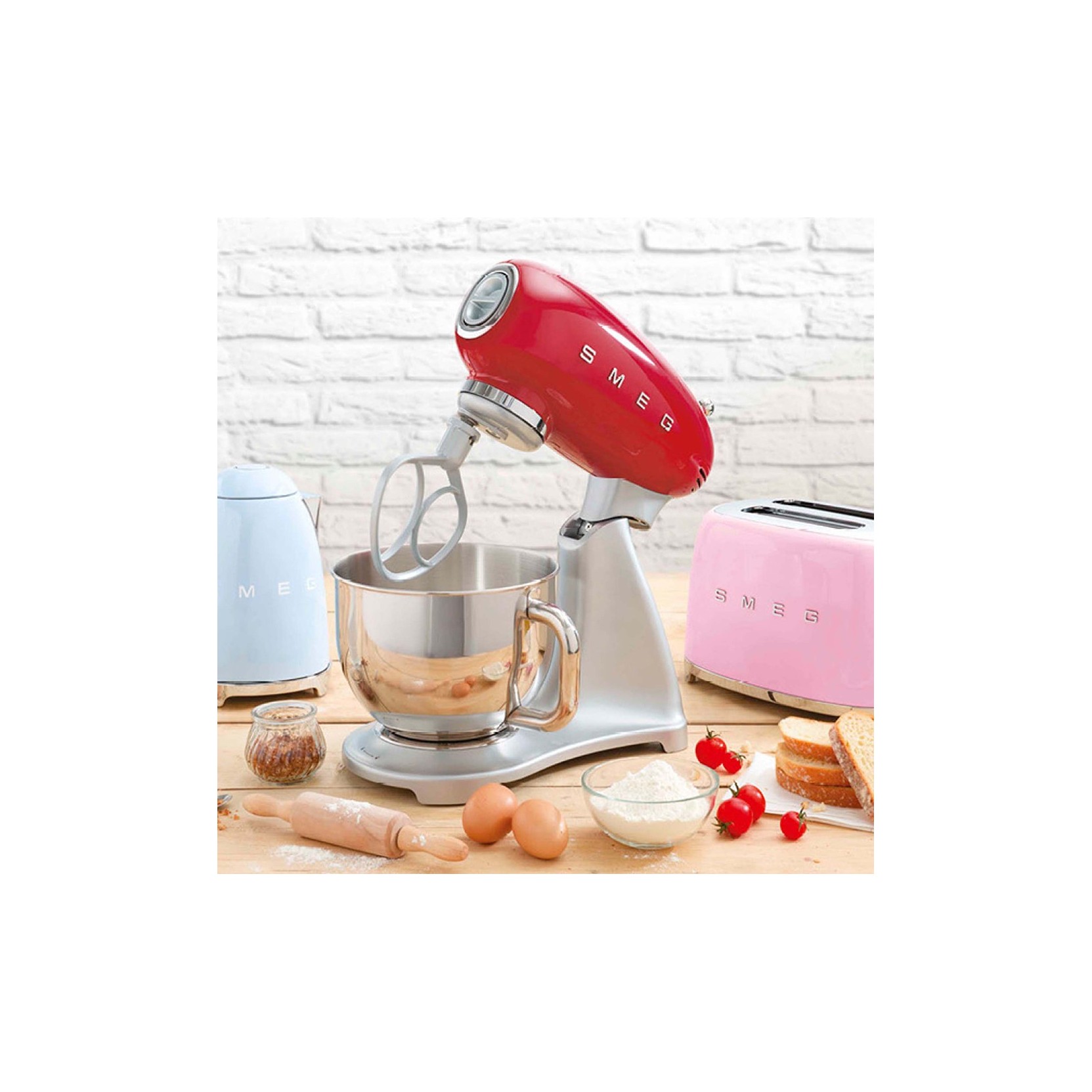 Smeg Impastatrice planetaria Rossa Anni 50 SMF02RDEU – Le Gioie