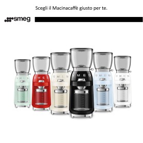 MACCHINA CAFFE' ESPRESSO SMEG BIANCA LINEA ANNI 50 ECF01WHEU