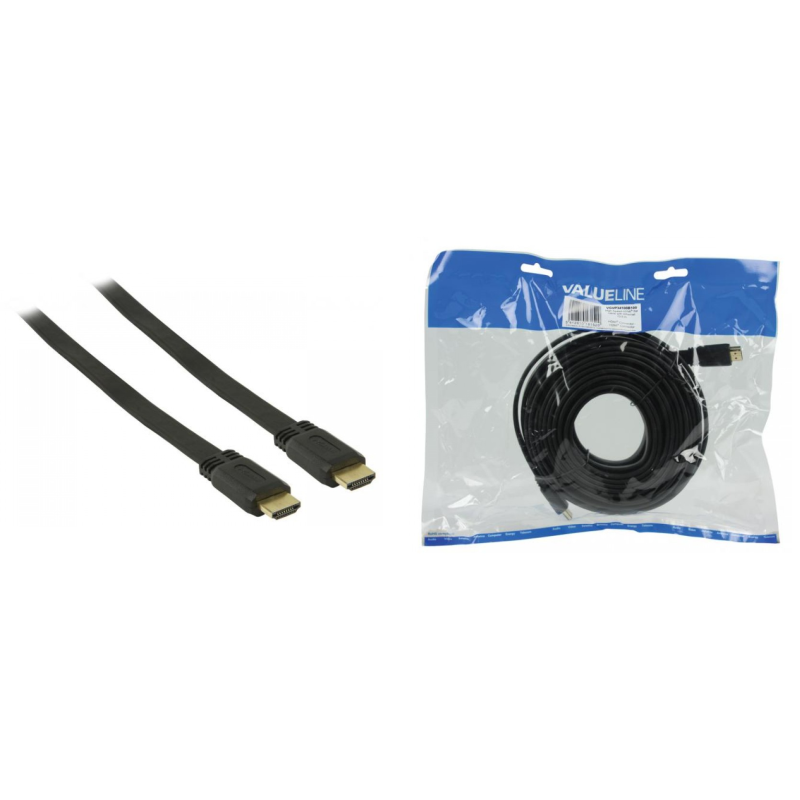 Cavo HDMI - piatto - 10 mt - nero